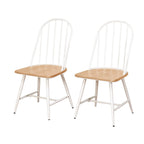 Spijlenstoelen (set van 2)