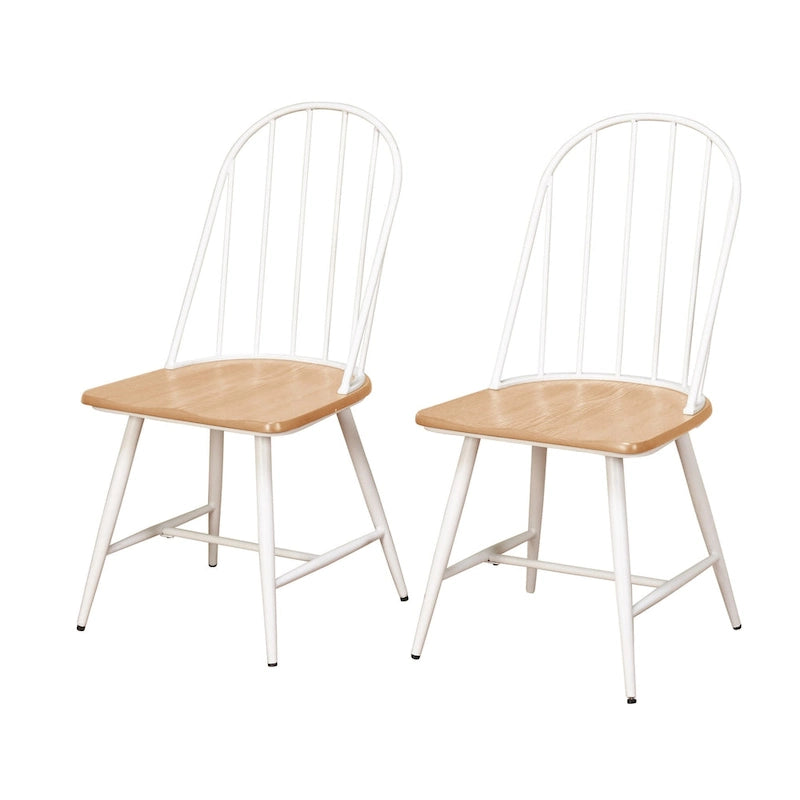 Spijlenstoelen (set van 2)
