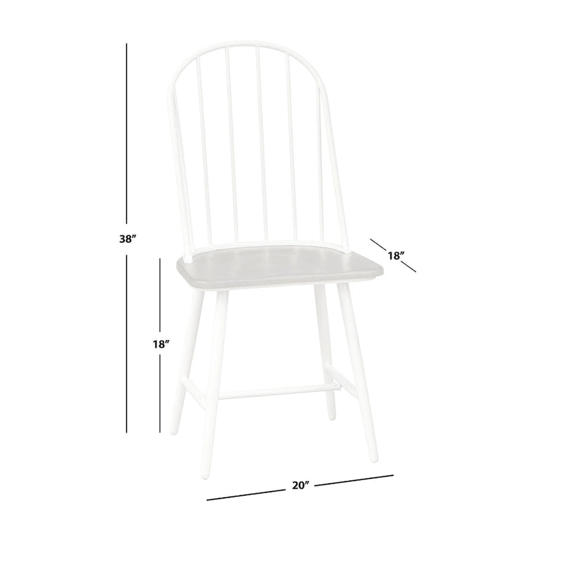 Spijlenstoelen (set van 2)