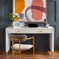 Jaren '50 Stijl Bureau met Twee Lades