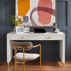 Jaren '50 Stijl Bureau met Twee Lades
