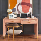 Jaren '50 Stijl Bureau met Twee Lades