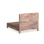 Rustiek Houten Opbergbed met 2 Laden en Hoofdbord met USB-Aansluiting
