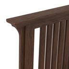 Mission-stijl houten bedframe met vintage eiken afwerking