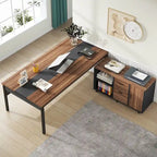 70,8-inch directiebureau met 47-inch ladeblok