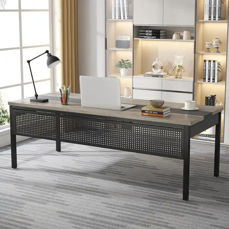 70,8-inch directiebureau met 47-inch ladeblok