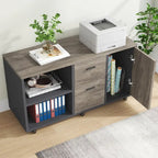 70,8-inch directiebureau met 47-inch ladeblok