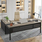 70,8-inch directiebureau met 47-inch ladeblok
