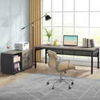 70,8-inch directiebureau met 47-inch ladeblok
