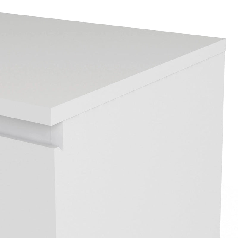 Modern Dressoir met 2 Deuren en 3 Laden – Wit