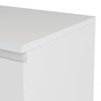 Modern Dressoir met 2 Deuren en 3 Laden – Wit