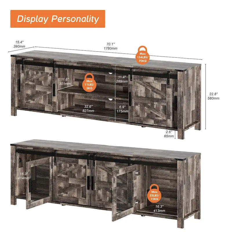 TV-meubel voor 75-inch tv