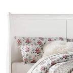 Tweepersoonsbed (Eastern King Size) met panelen, wit