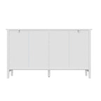 Commode met 6 lades en zilveren ronde knoppen