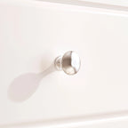Commode met 6 lades en zilveren ronde knoppen