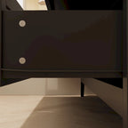 Commode met 6 lades en zilveren ronde knoppen