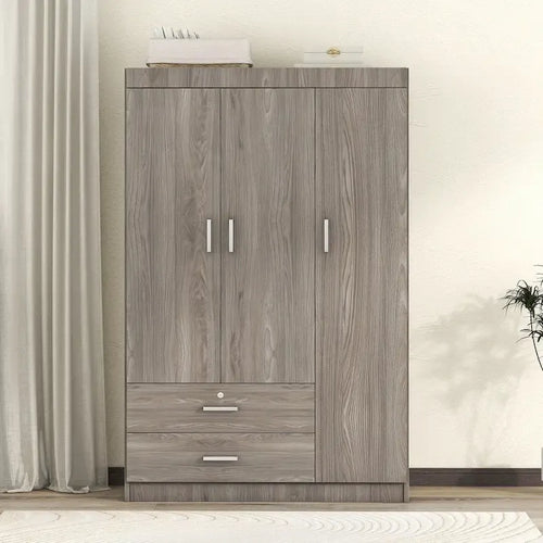 Nestfair 3-Door Wardrobe with 2 Drawers