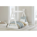 Signature Design by Ashley Hallityn White Twin Tent Bed