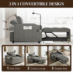 3-in-1 slaapbankstoel