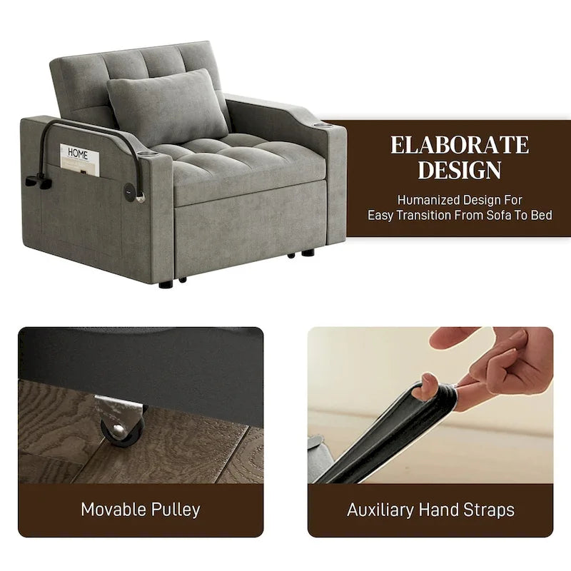 3-in-1 slaapbankstoel