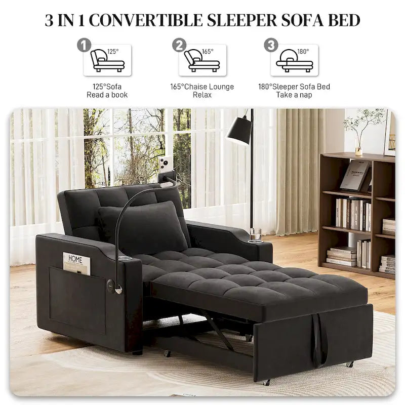 3-in-1 slaapbankstoel