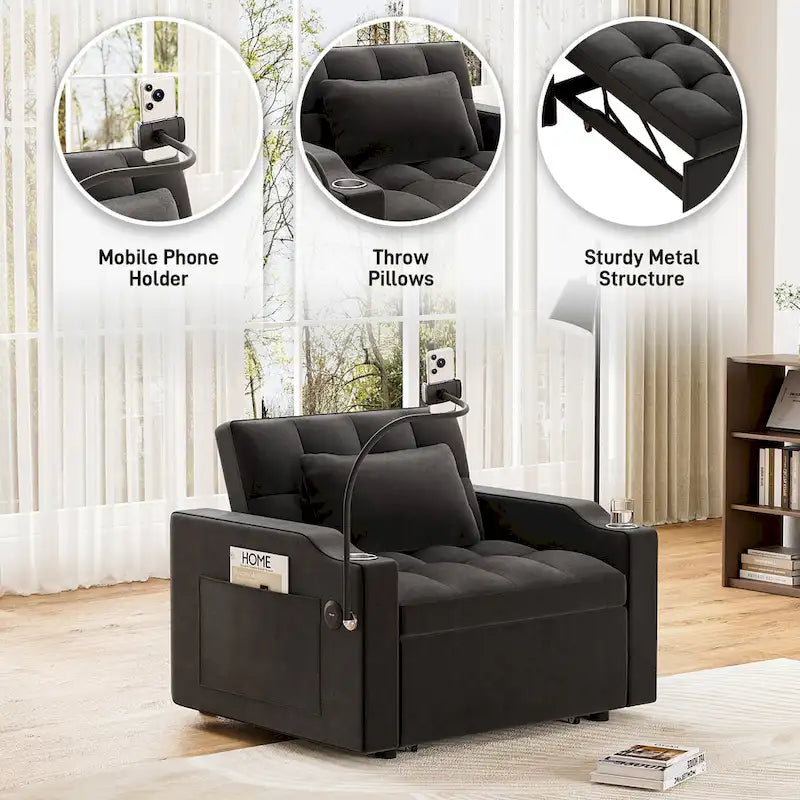 3-in-1 slaapbankstoel