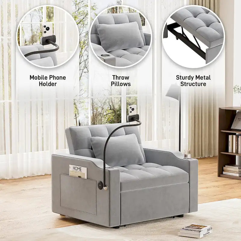 3-in-1 slaapbankstoel