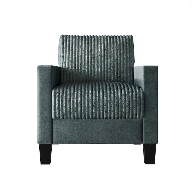 Corduroy Mid-Century Modern Fluweel Beklede Fauteuil
