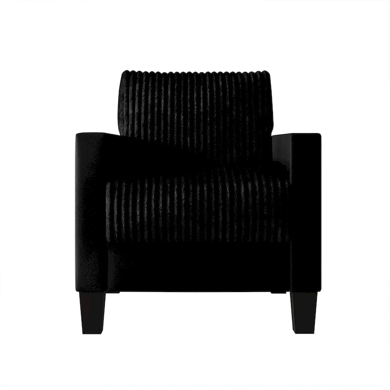 Corduroy Mid-Century Modern Fluweel Beklede Fauteuil