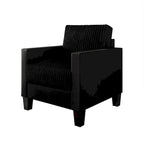 Corduroy Mid-Century Modern Fluweel Beklede Fauteuil