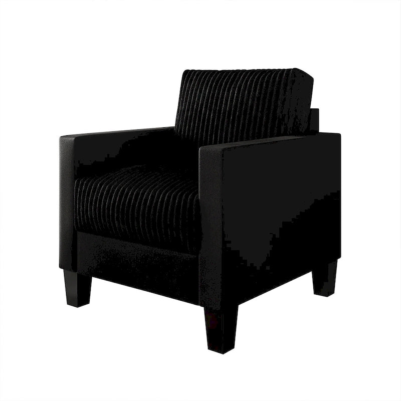 Corduroy Mid-Century Modern Fluweel Beklede Fauteuil
