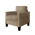 Corduroy Mid-Century Modern Fluweel Beklede Fauteuil