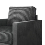 Corduroy Mid-Century Modern Fluweel Beklede Fauteuil