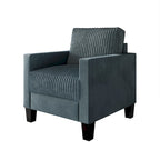 Corduroy Mid-Century Modern Fluweel Beklede Fauteuil