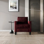 Corduroy Mid-Century Modern Fluweel Beklede Fauteuil