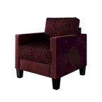 Corduroy Mid-Century Modern Fluweel Beklede Fauteuil