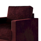 Corduroy Mid-Century Modern Fluweel Beklede Fauteuil