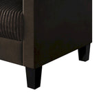 Corduroy Mid-Century Modern Fluweel Beklede Fauteuil
