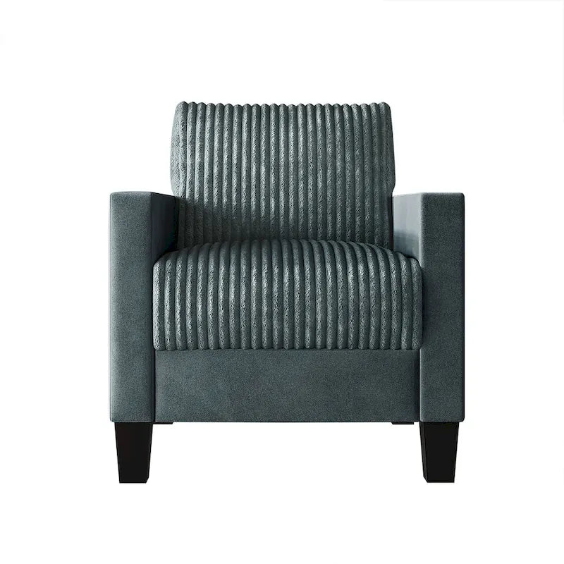 Corduroy Mid-Century Modern Fluweel Beklede Fauteuil