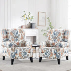 Handmatige Pushback Relaxfauteuil met Oorfauteuil en Voetensteun